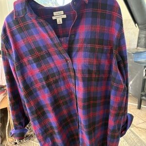 L.L. Bean Plaid Flannel